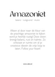 Amazonite ædelsten armbånd