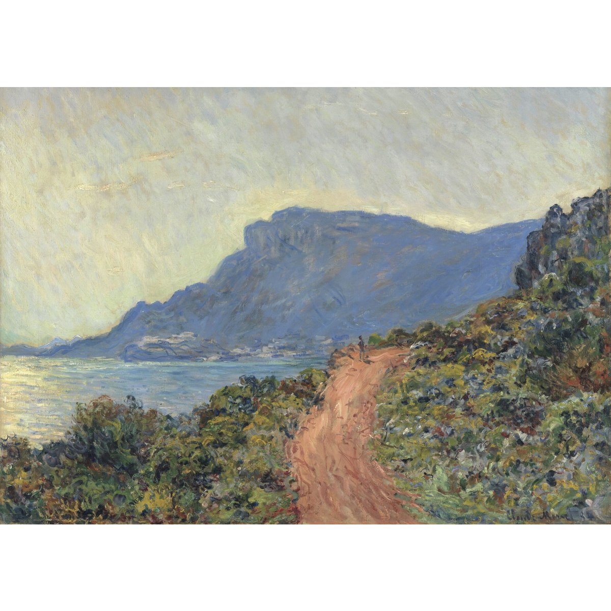 Plakat Monet - La Corniche nær Monaco