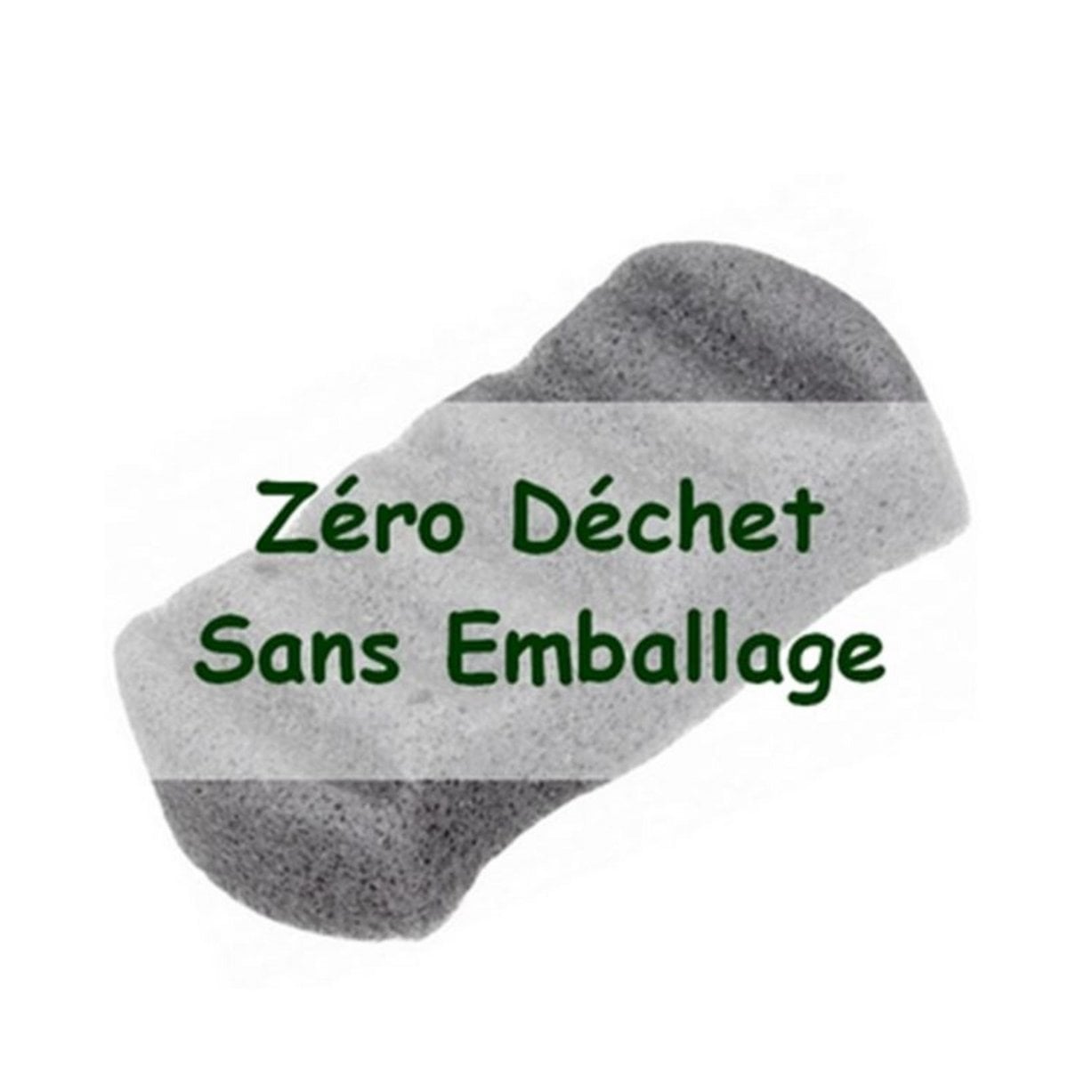 Zero Waste Konjac XL Body Sponge with Bamboo Charcoal