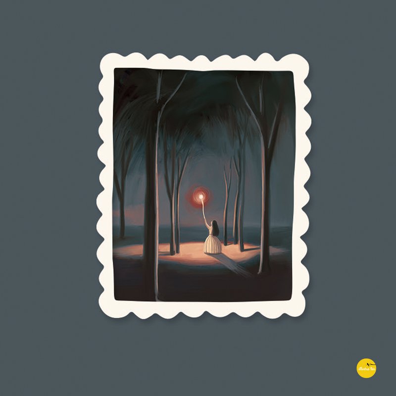 Punto de luz de la tarjeta de felicitación - Esperanza - Fuerza