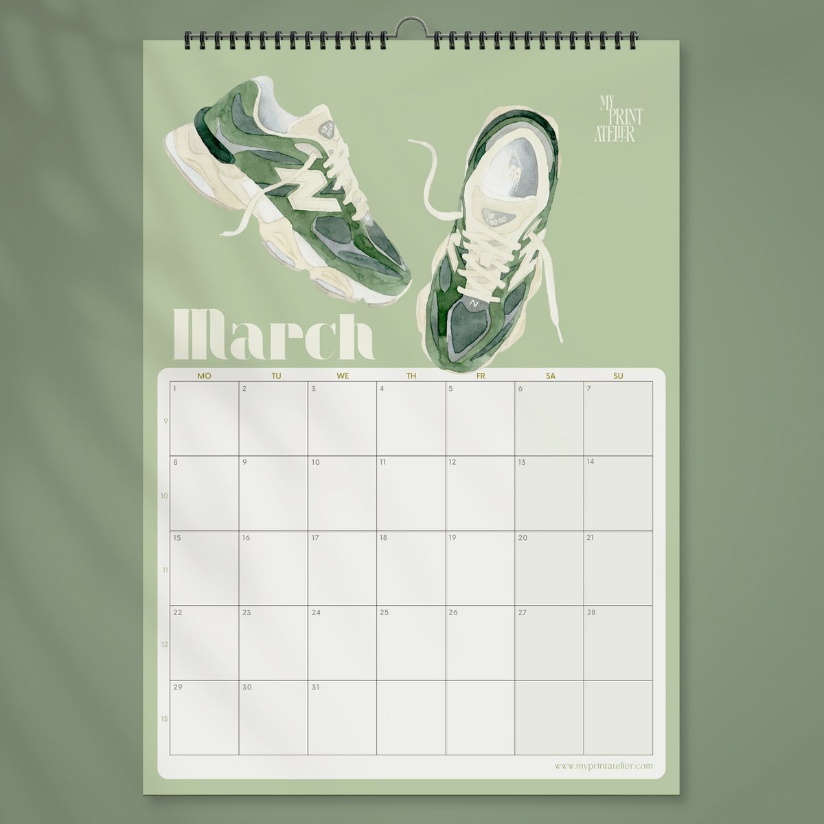 2027 Kalender A3 – The Streetwear-ønskeliste – Maandkalender