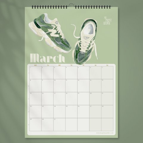 2027 Kalender A3 – The Streetwear Wishlist – Maandkalender