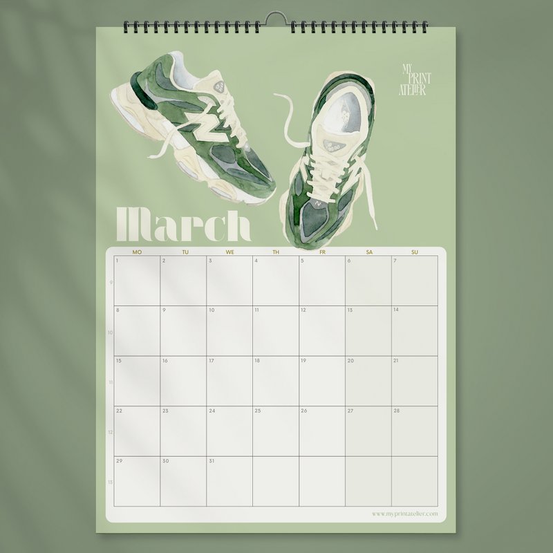 2027 Kalender A3 – The Streetwear-ønskeliste – Maandkalender