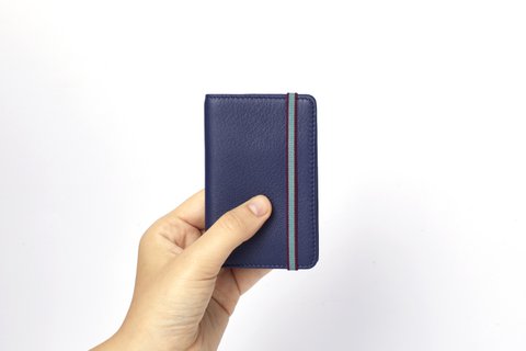 Navy-Kartenhalter
