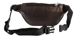 Steinmeister hip bag made of genuine leather, brown