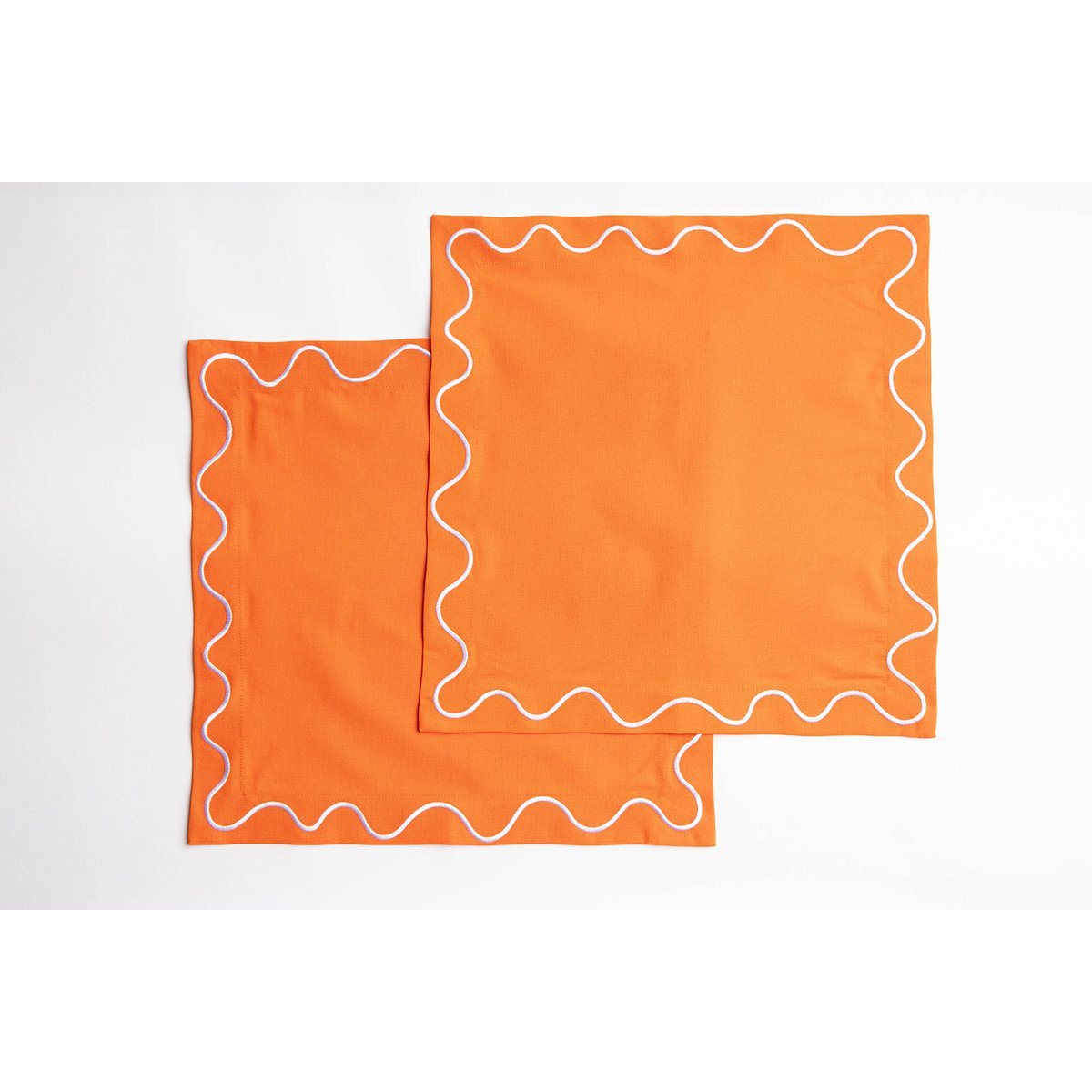 Maude Napkins with wave trim (Set of 2)