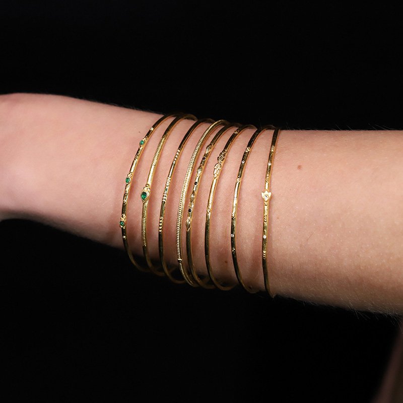 Lotus bangle