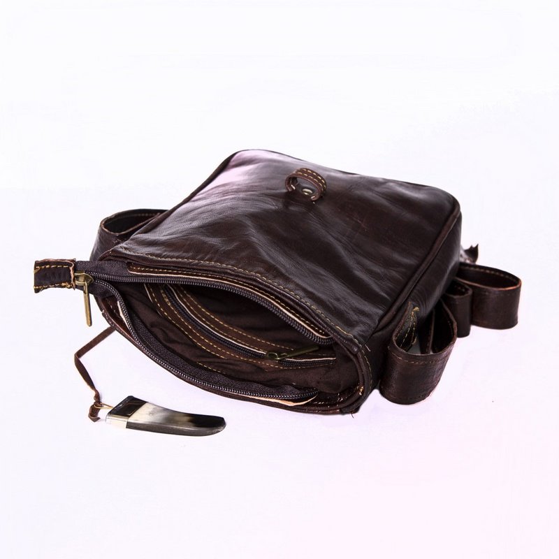 Leather bag 'Qabli'
