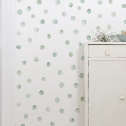 Akvarel prikker wallsticker