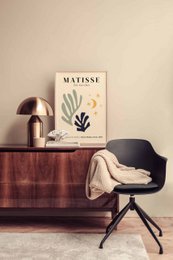 Manifesto Henri Matisse - n. 3 foglie e stelle