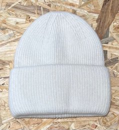 Beanie med kashmir uld