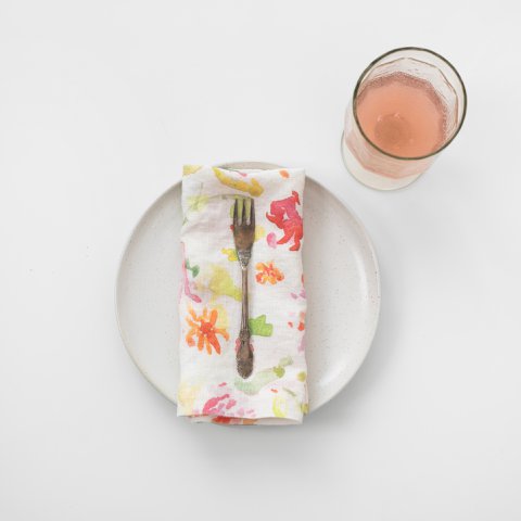 Wildflower Flow Leinenservietten 2er-Set