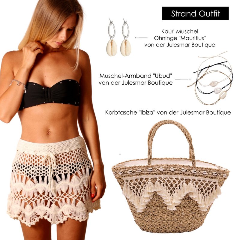 Cover Up Crochet Jupe "Hawaii"