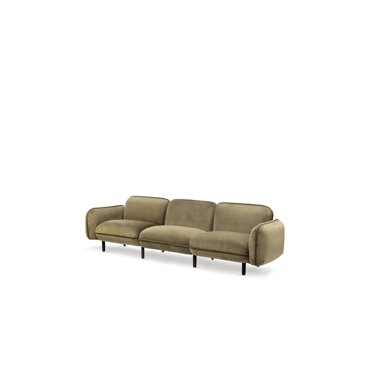 Sofa Bean, zielony welur