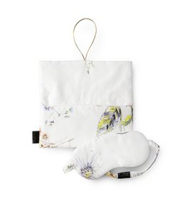Schlafmaske aus Satin mit Etui „Mittsommer“.