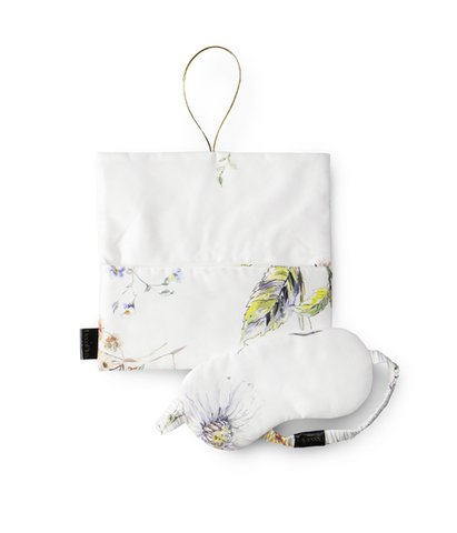 Satijnen slaapmasker met hoesje Midsummer