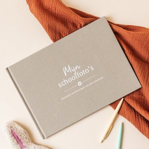 Fyllbooks My school photo book - Linen Taupe