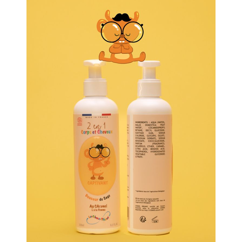 Deux en Un Shampoing Gel Douche Captivant : 250 ml