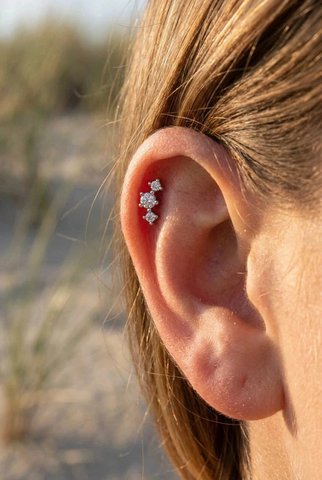 Stainless steel piercings