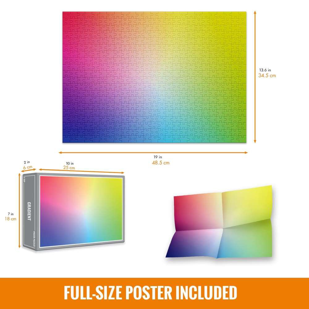 Puzzle mit Farbverlauf (500 Teile)