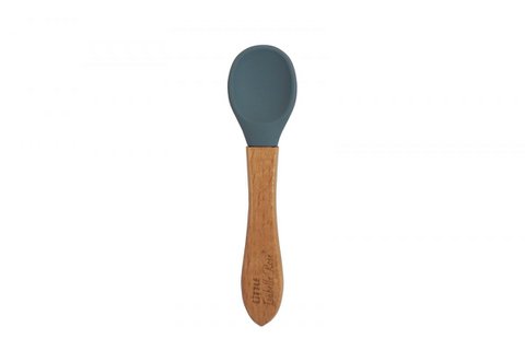 Silikonlöffel pastellblau 14 cm Little Isabelle Rose