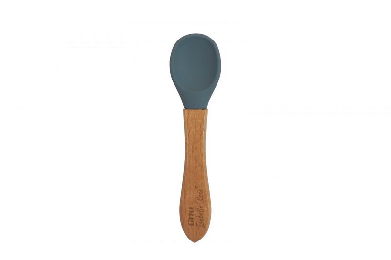 Silicone spoon pastel blue 14 cm Little Isabelle Rose