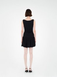Authentic Shiny Black Mini Dress