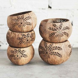 Palm Candle Holder