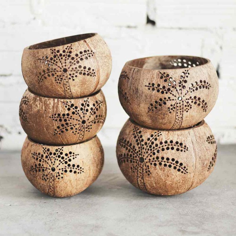 Palm Candle Holder
