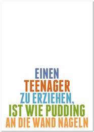 Postkarte "Pudding"