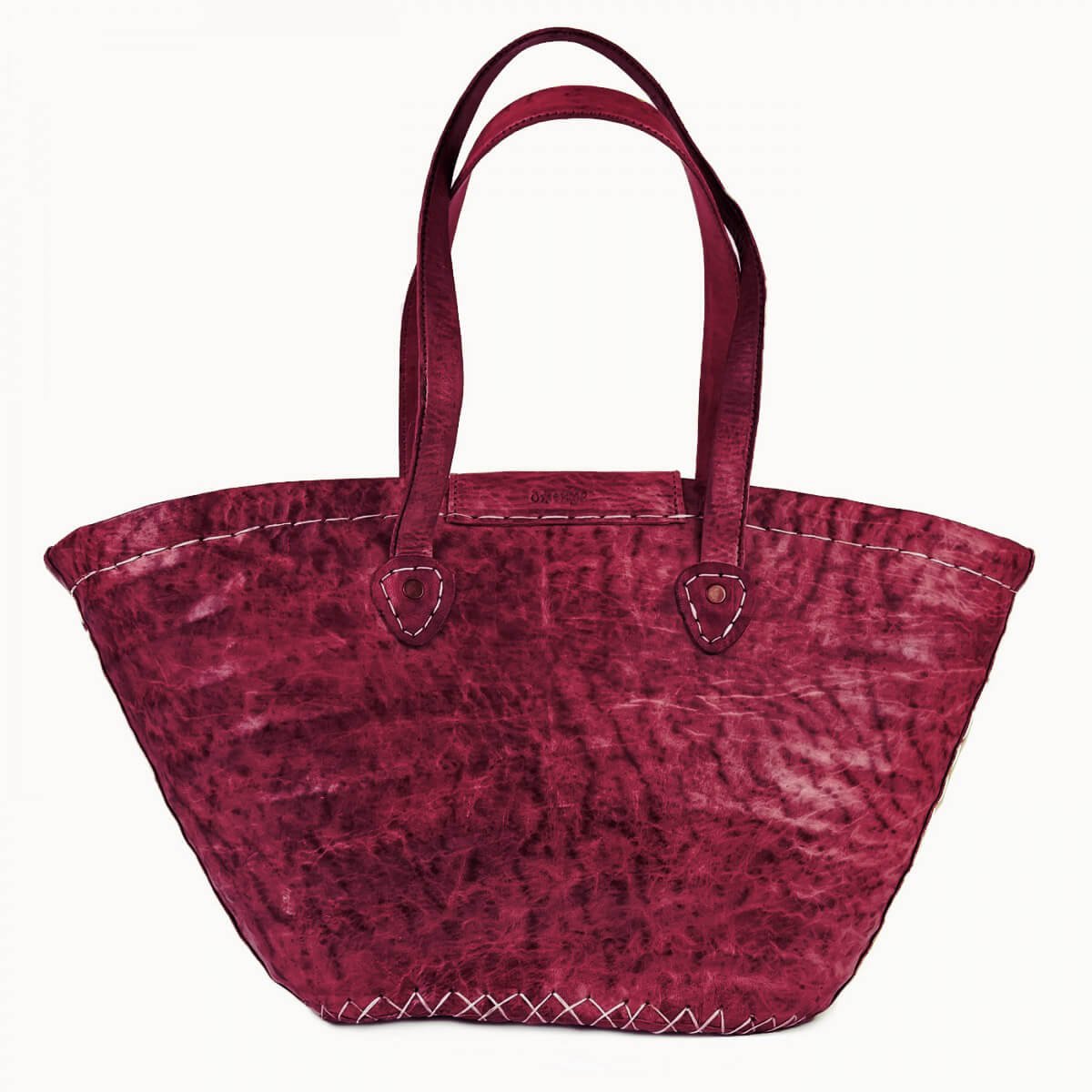 Leather Basket 'Saint Tropez'