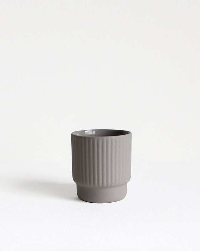 Taza de café expreso Columna | gris claro