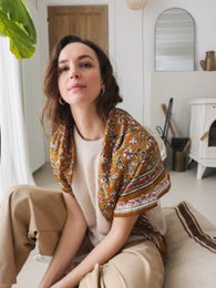 Foulard Adulte Delhi Comino 100 cm