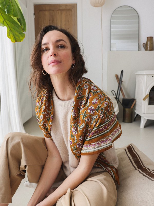 Foulard Adulte Delhi Comino 100 cm