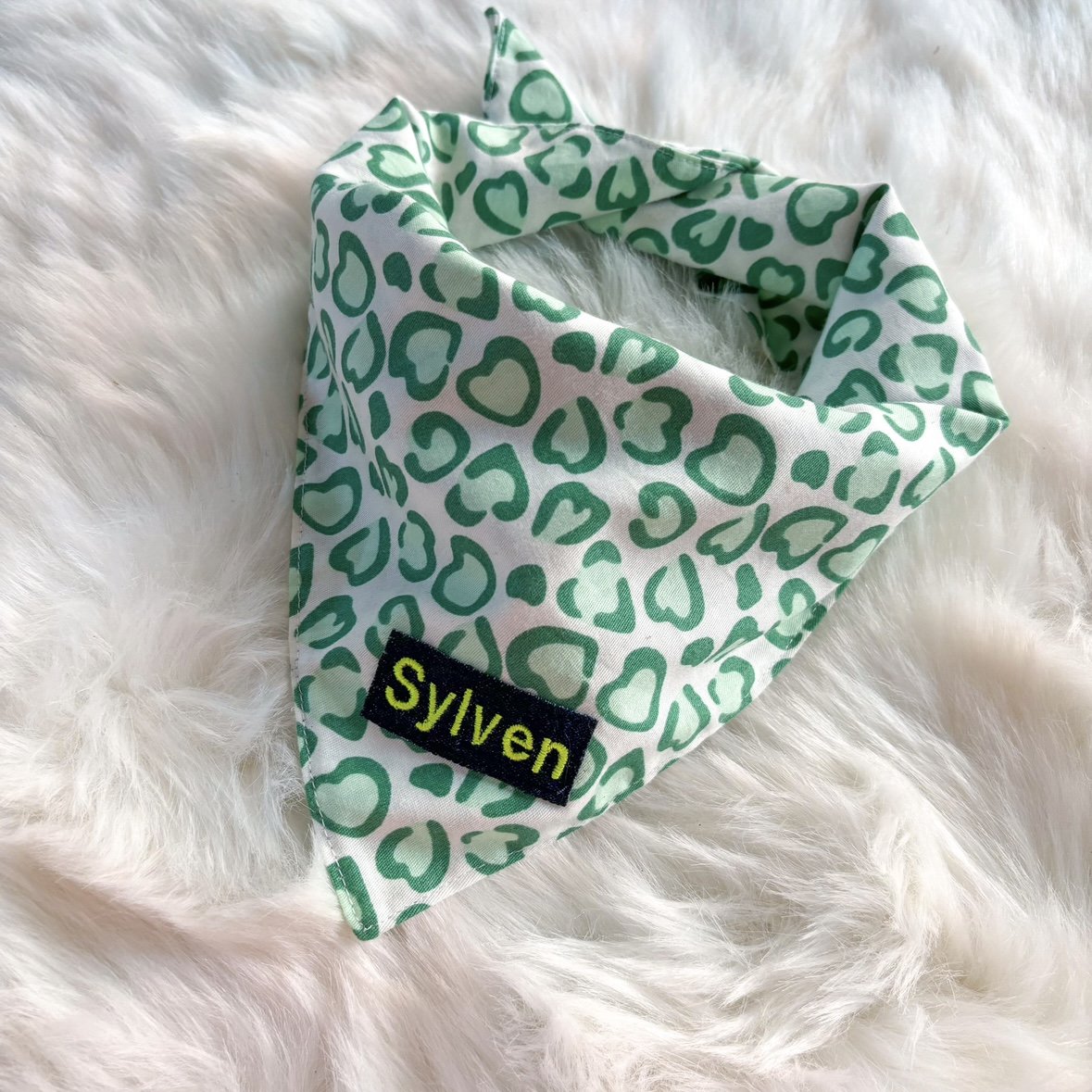 Bandana - Leopard green