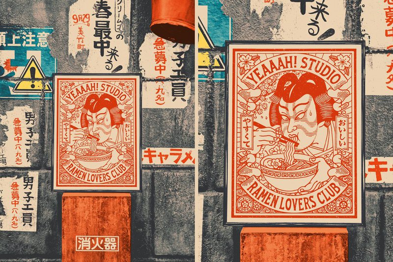 „Ramen Lovers Club“-Druck