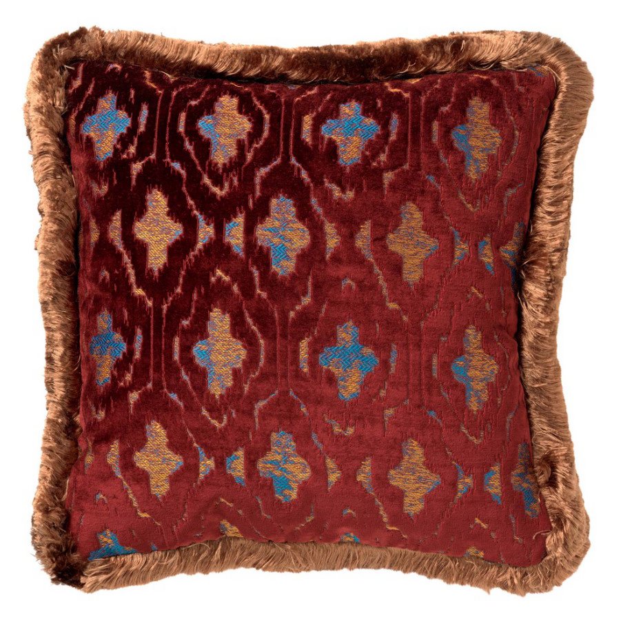 BIJOU | Cushion | 45x45 cm Merlot | Red | Hoii | With luxury inner cushion