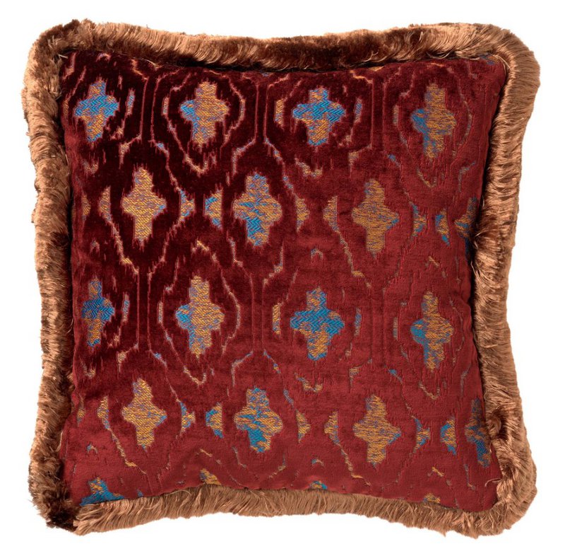 BIJOU | Cushion | 45x45 cm Merlot | Red | Hoii | With luxury inner cushion