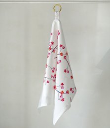 Kitchen Towel Branches White
