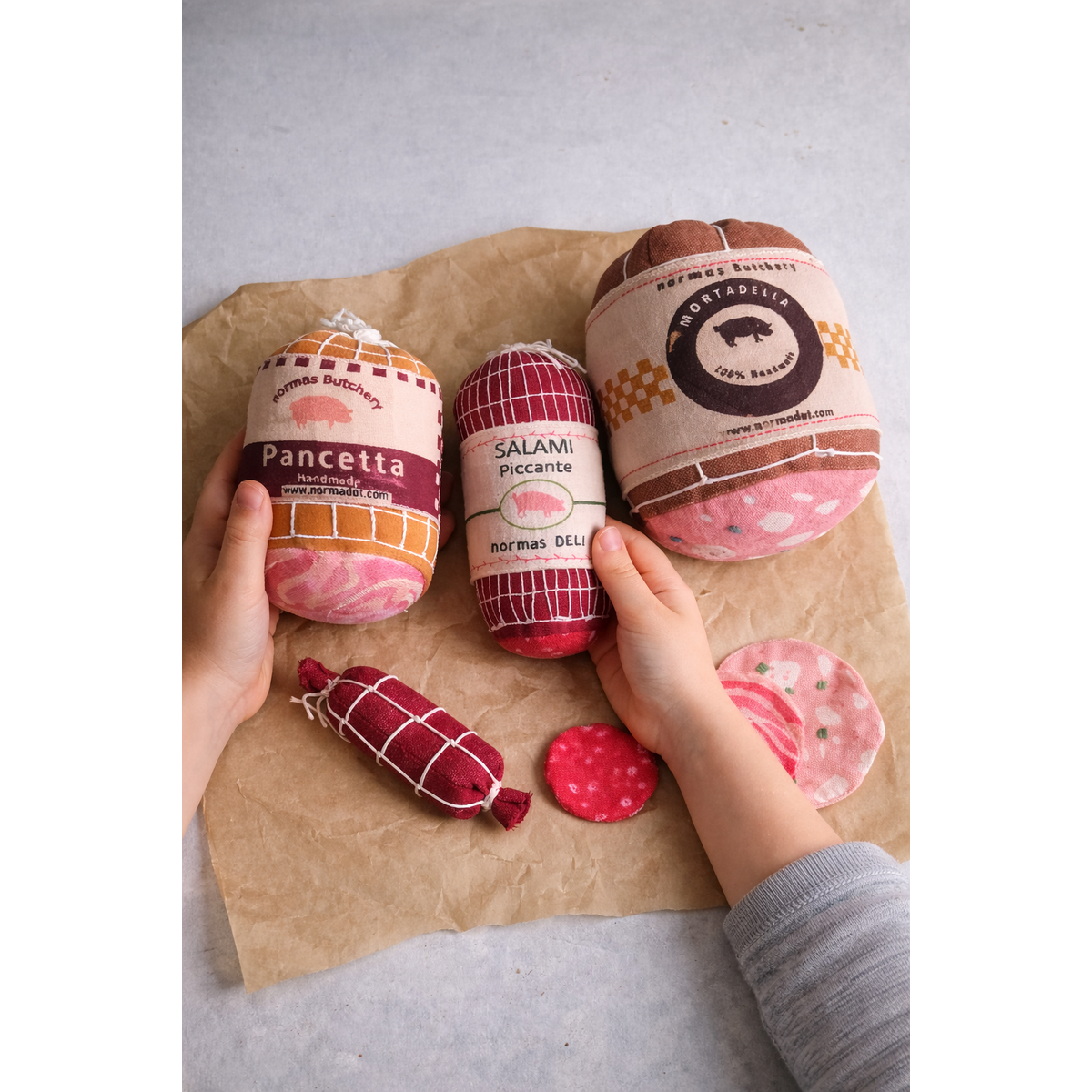 Nourriture de jeu à la pancetta roulée – Ensemble de 2 pièces