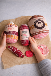 Nourriture de jeu à la pancetta roulée – Ensemble de 2 pièces