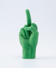 F*ck dig Candle Green