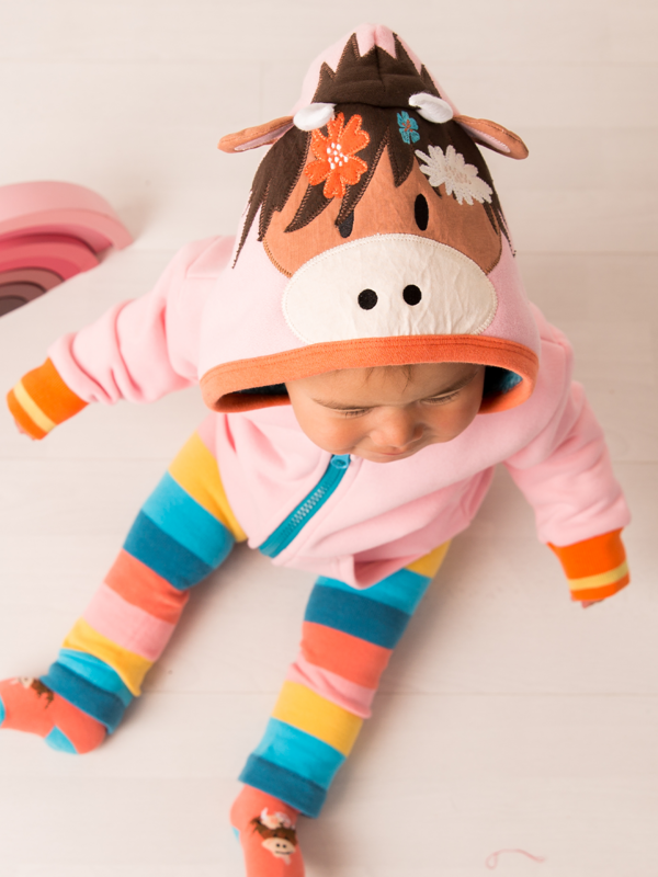 Design della mucca Bonnie Highland