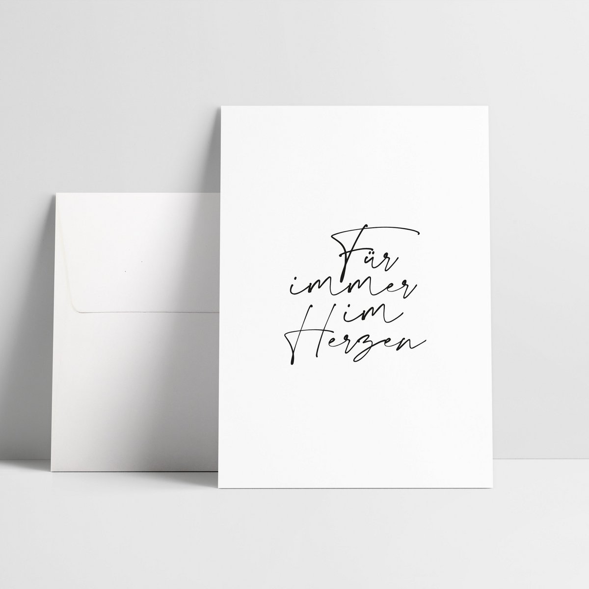 Forever in my heart / folding card