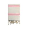 Fouta Calliope Ecru Pinky 100x200cm