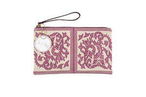 Juliette embroidered clutch