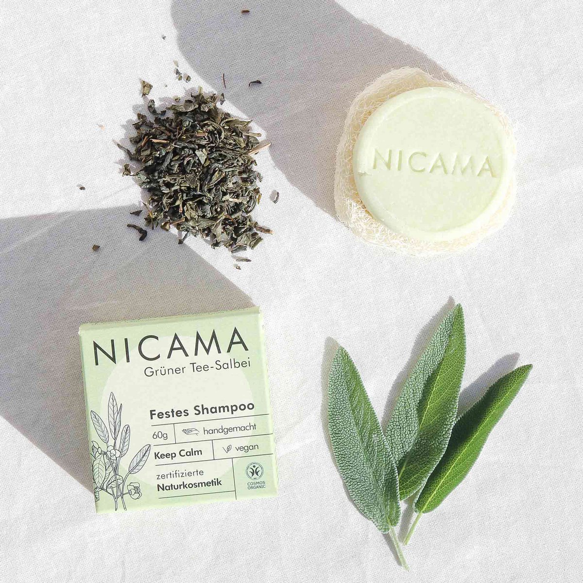 NICAMA - Shampoo solido - Copia di arancia di olivello spinoso (COSMOS).