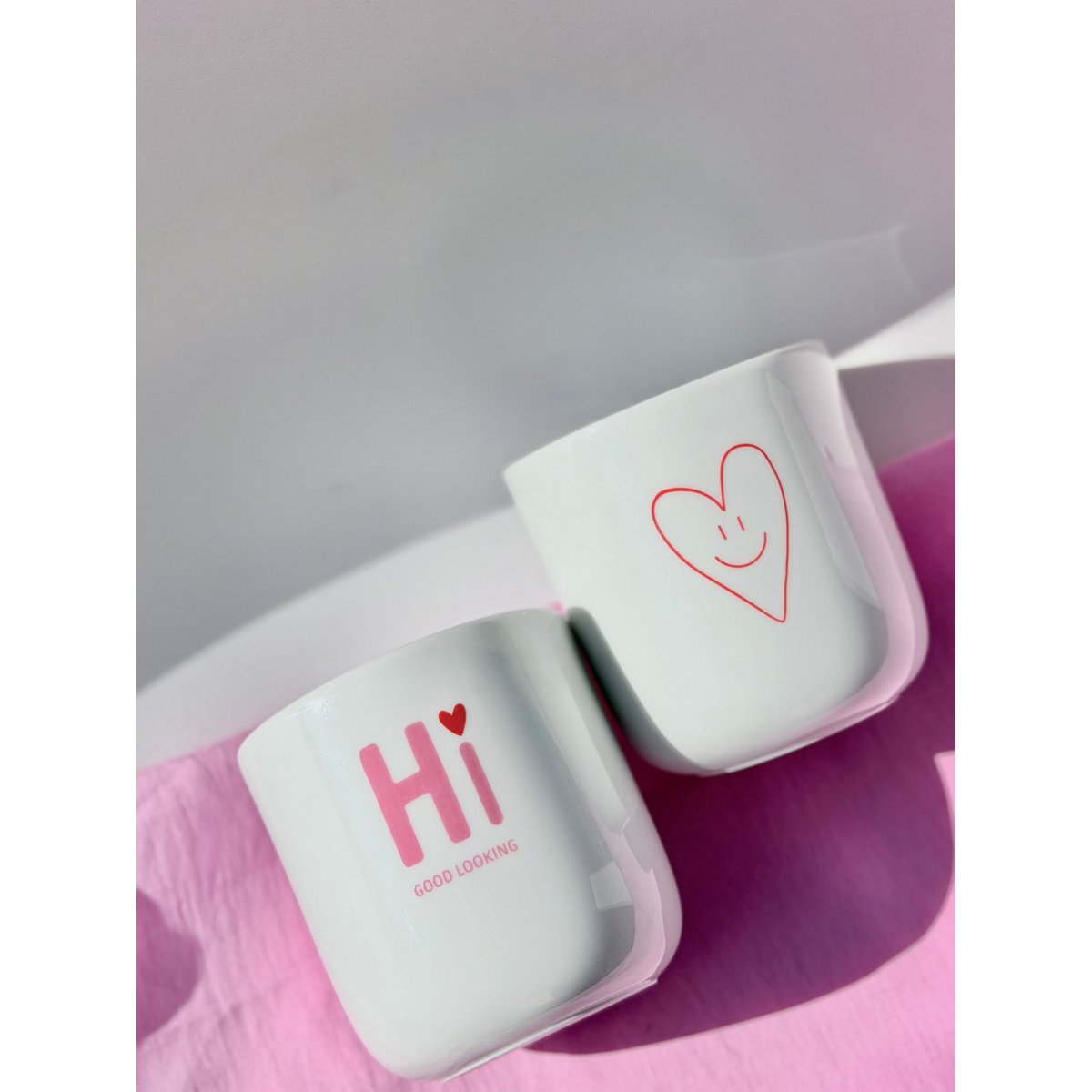 Becher Tasse Heart Smiley