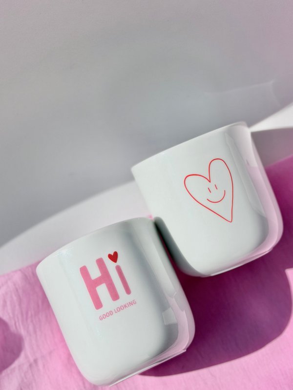 Becher Tasse Heart Smiley