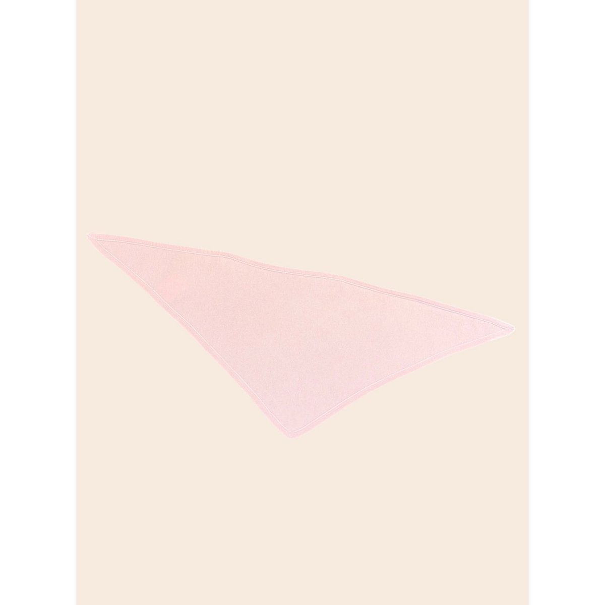 Foulard triangle uni 100% laine mérinos
